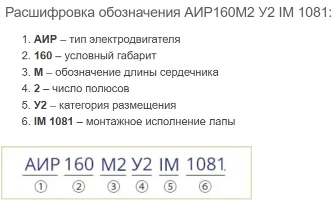Купить электродвигатель АИР160М2