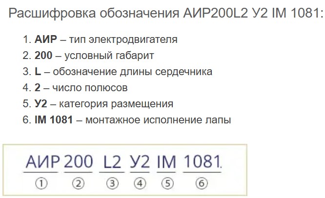Купити елекотродвигун АИР200L2